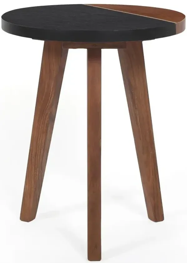 Caspian Round Accent End Table