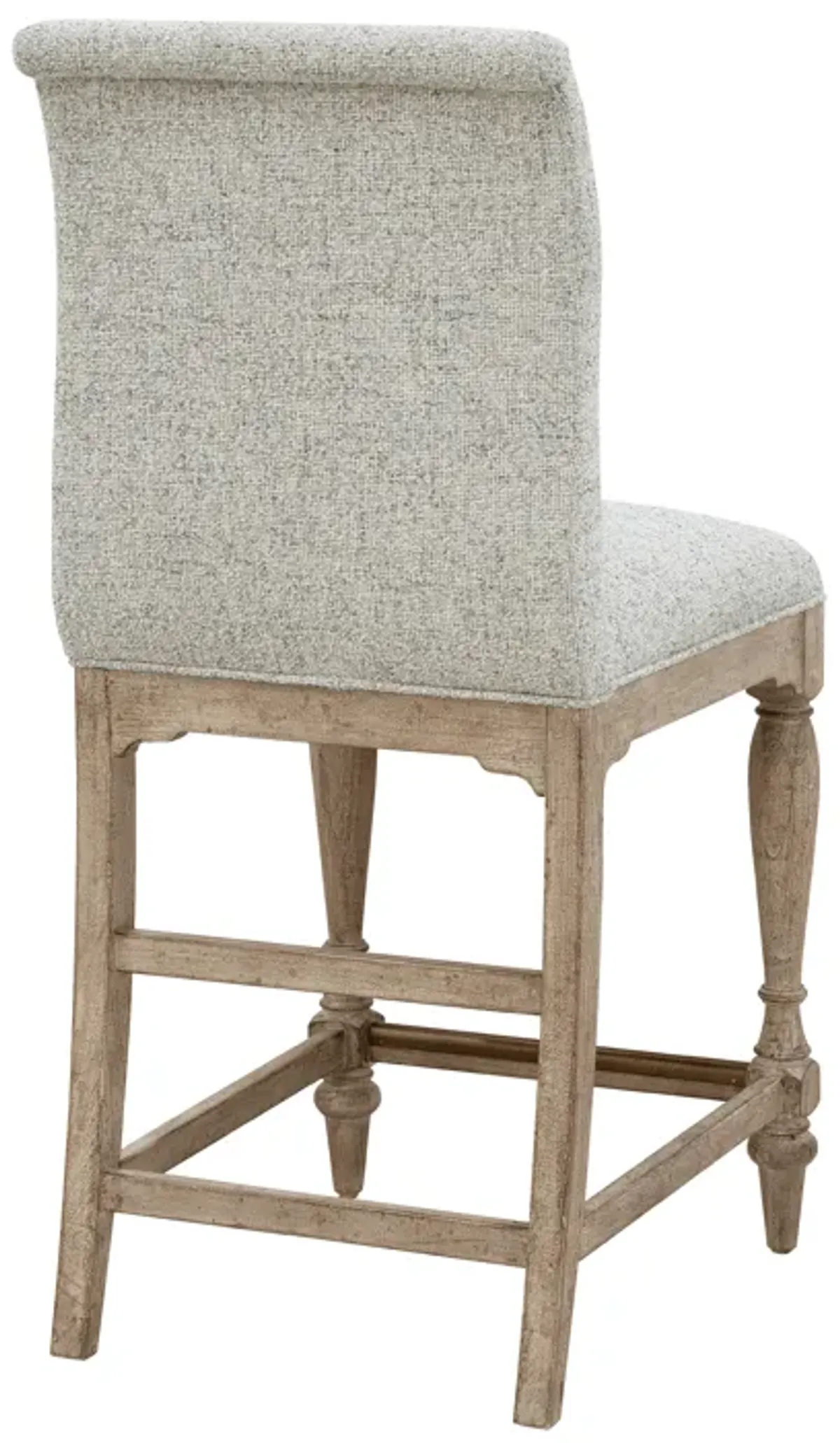 Higgins Street Upholstered Back Stool