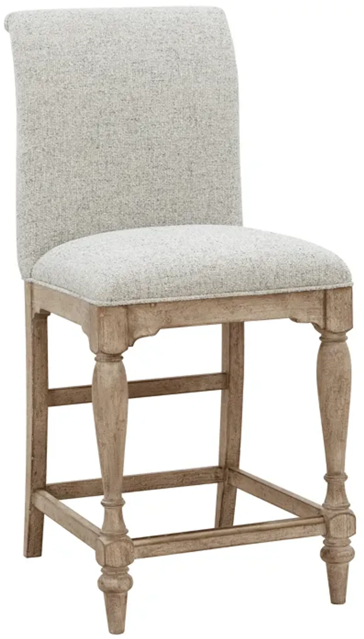 Higgins Street Upholstered Back Stool