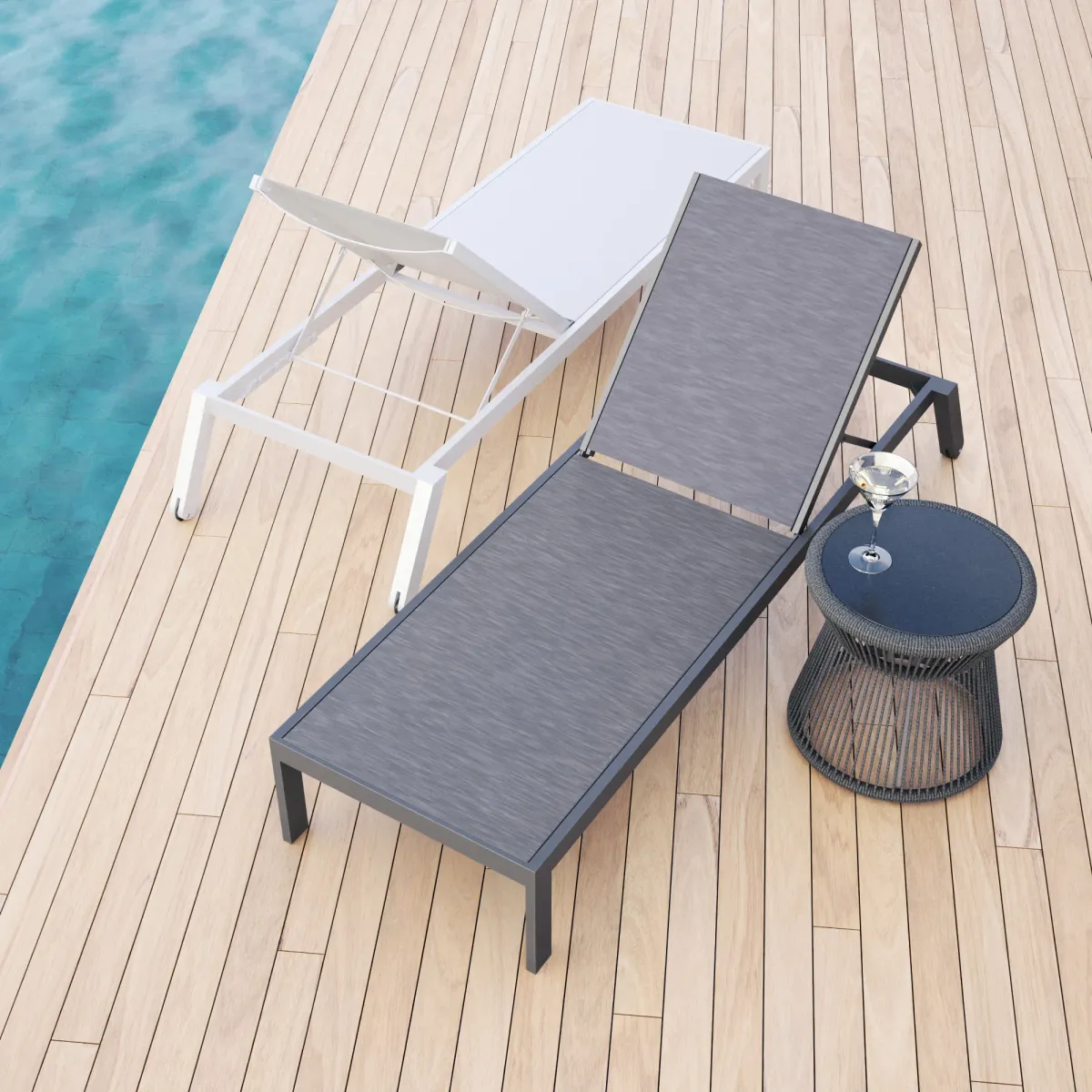 Vegas Stackable Chaise Lounge