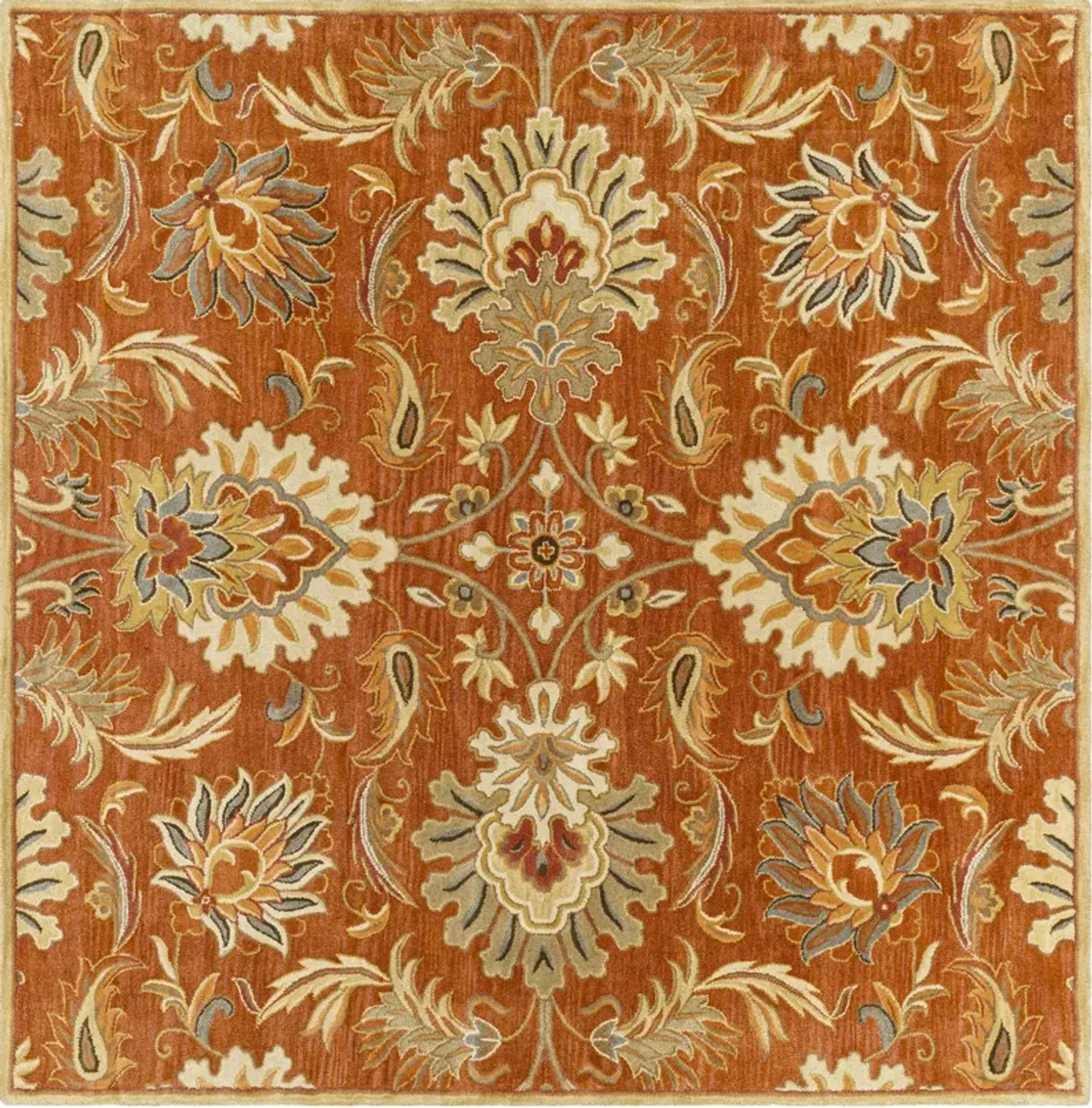 Caesar CAE-1111 8' Round Red Rug