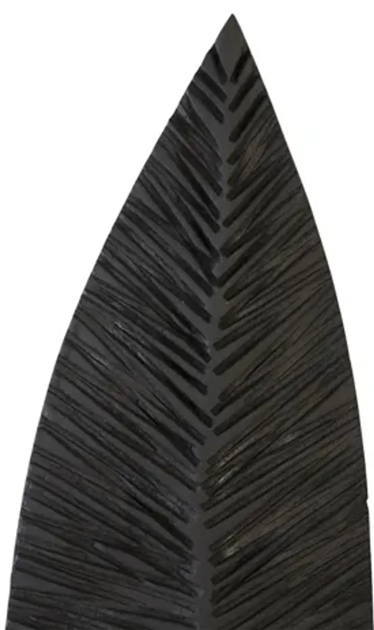 Medium Carved Leaf on Stand