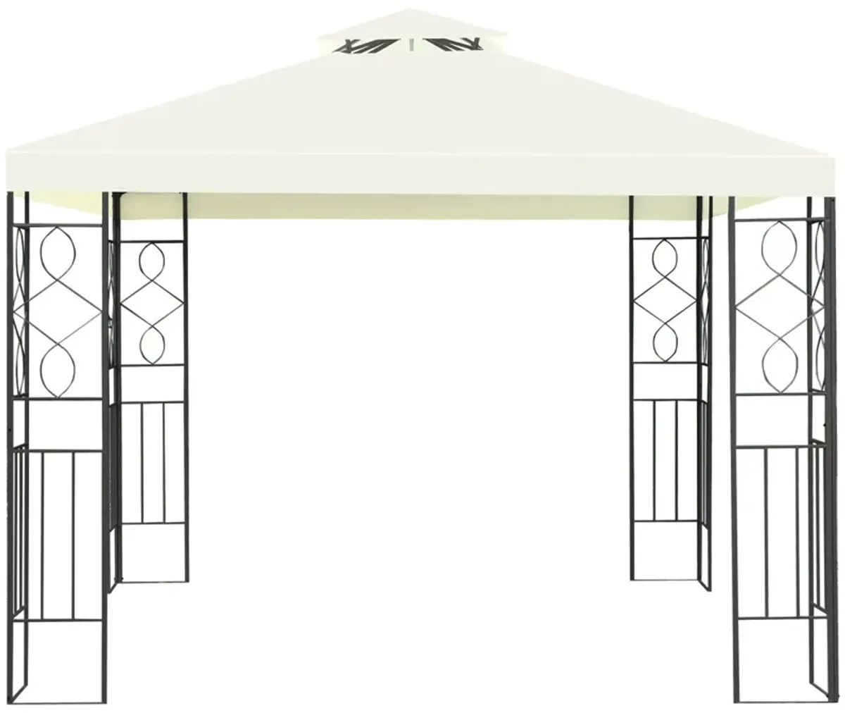 2 Tiers 10 x 10 Feet Patio Gazebo Canopy Tent