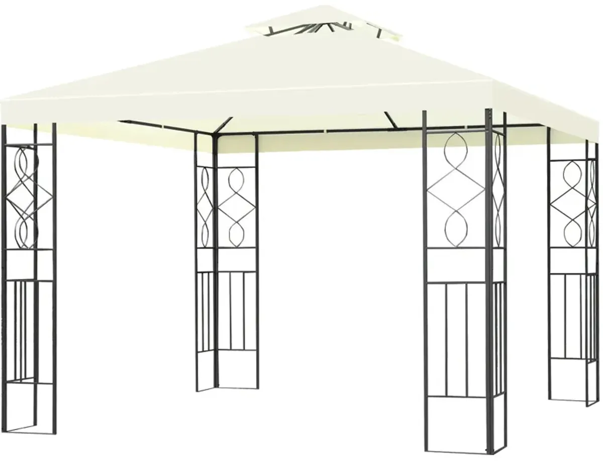 2 Tiers 10 x 10 Feet Patio Gazebo Canopy Tent