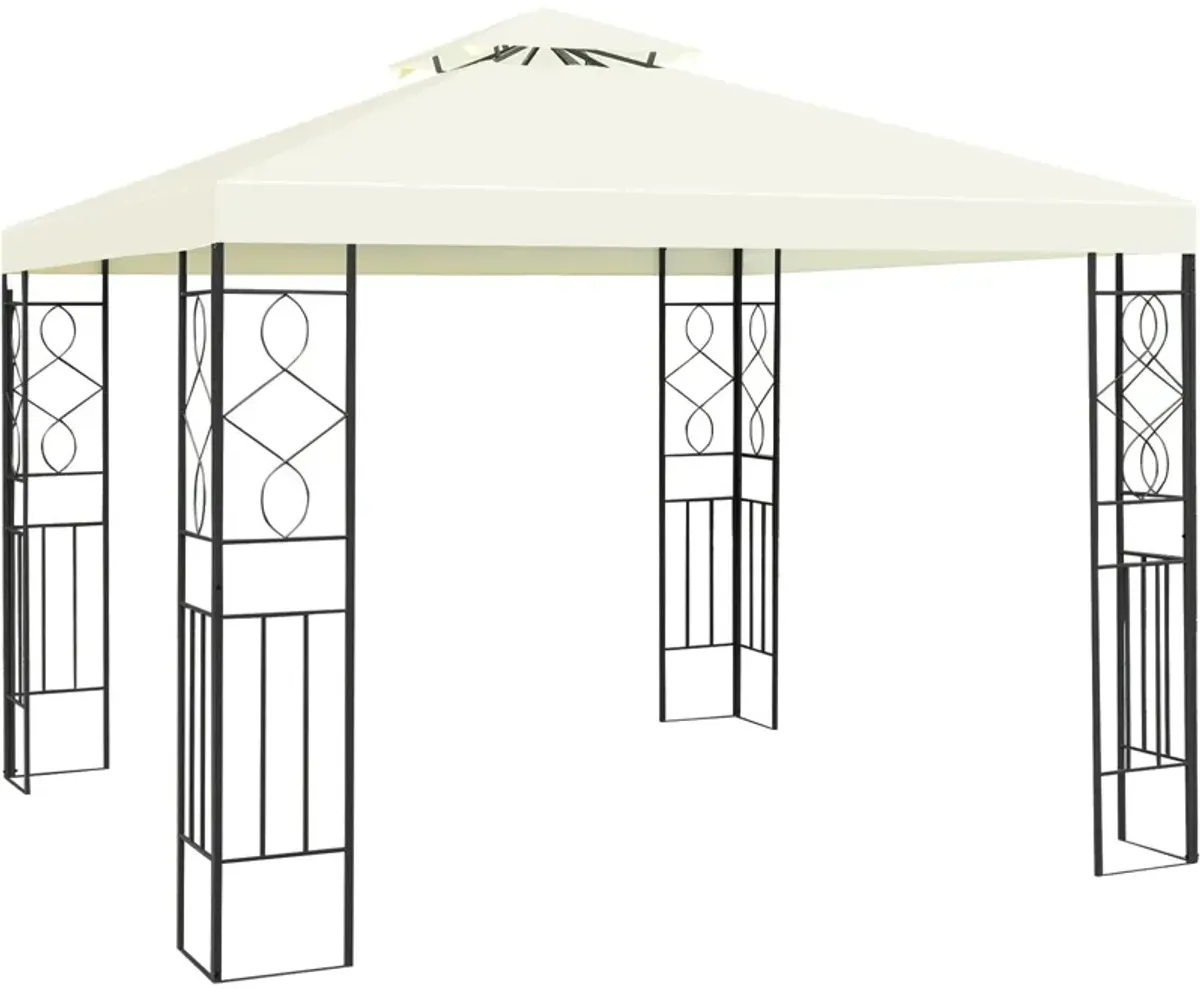 2 Tiers 10 x 10 Feet Patio Gazebo Canopy Tent