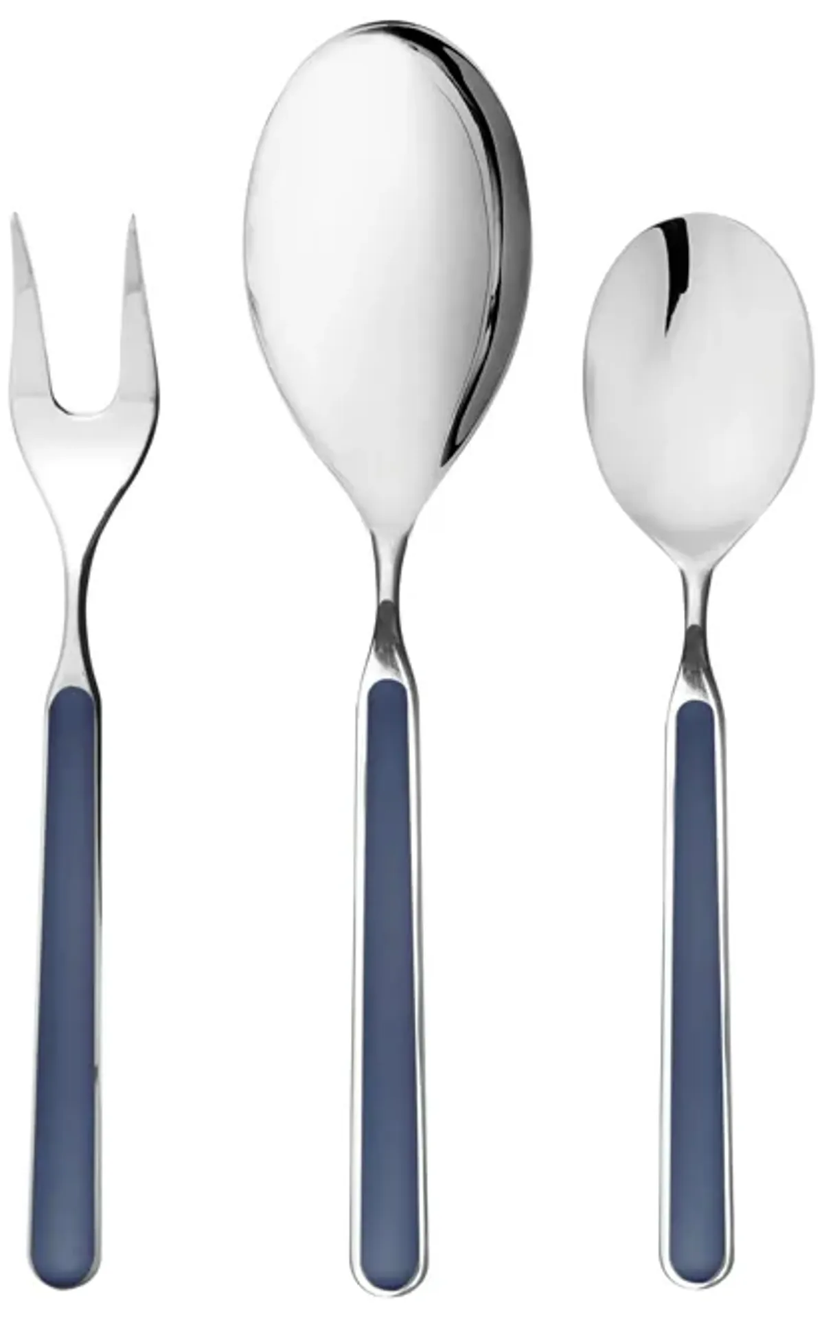 Fantasia 3-Piece Serving Set in Cobalt