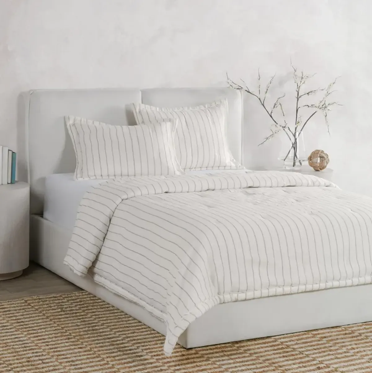Monaco Ivory 3-Piece King Comforter Set
