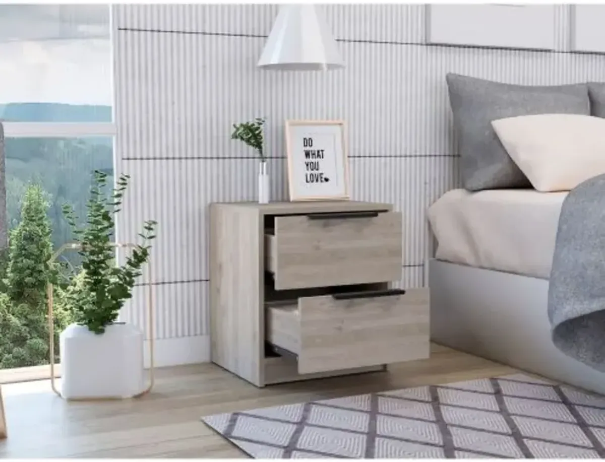 Nightstand Cervants, Bedroom, Light Gray