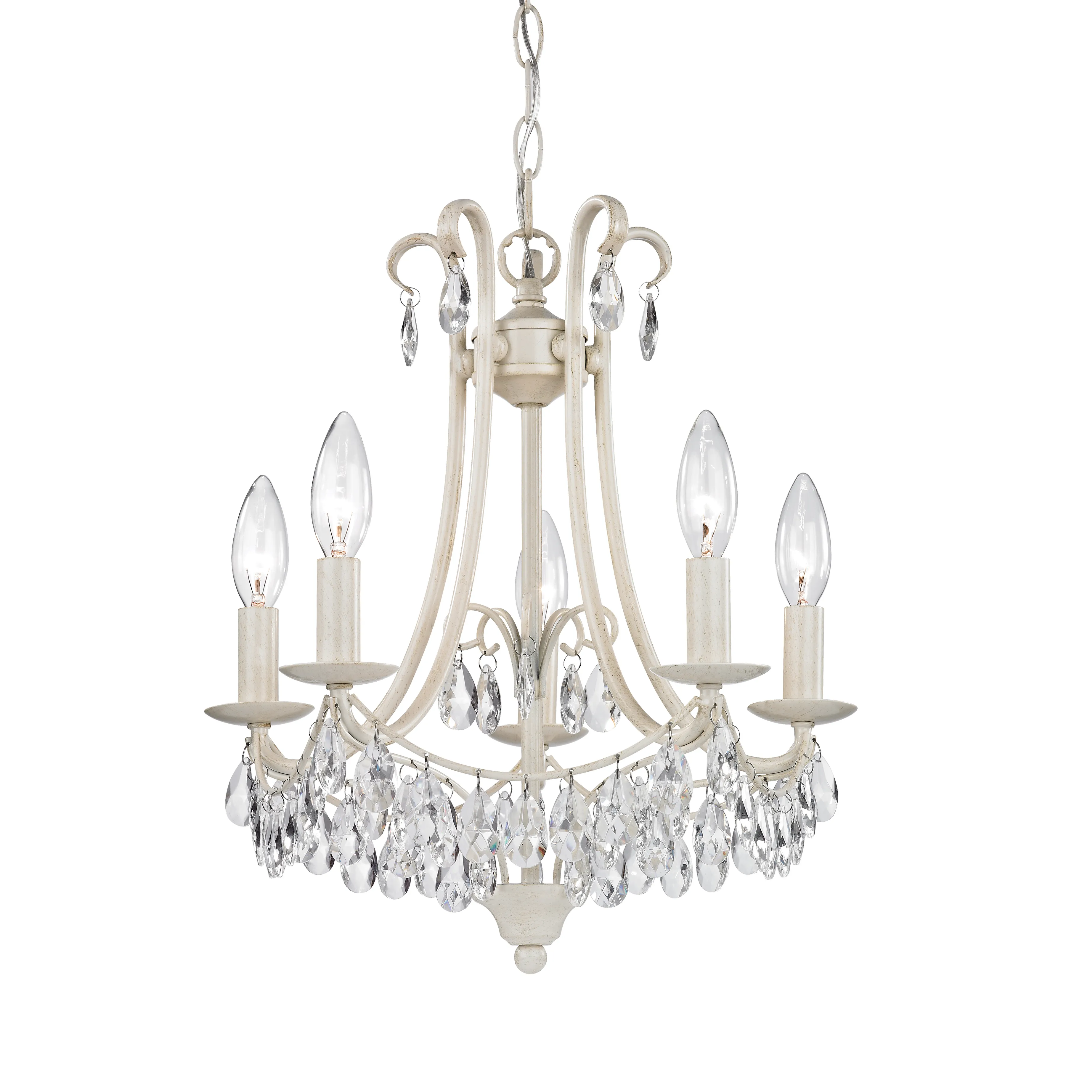 Mini Victorian 14'' Wide 5-Light Chandelier