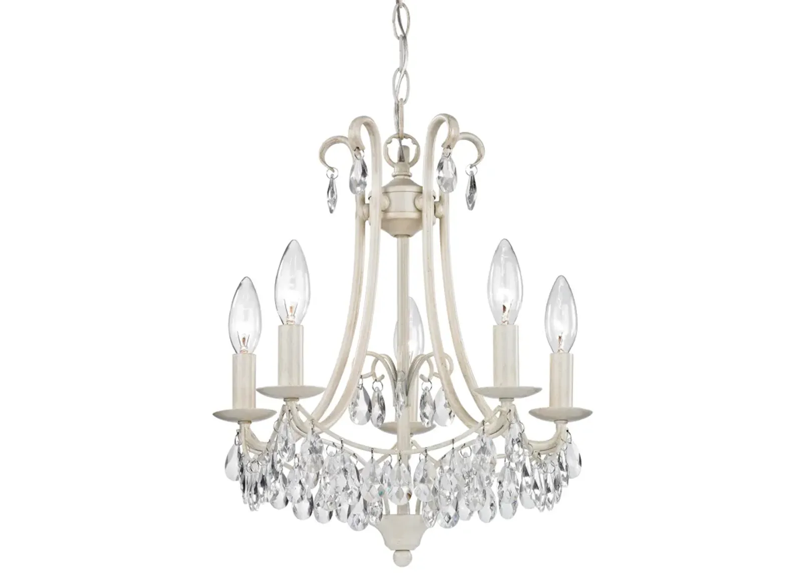 Mini Victorian 14'' Wide 5-Light Chandelier