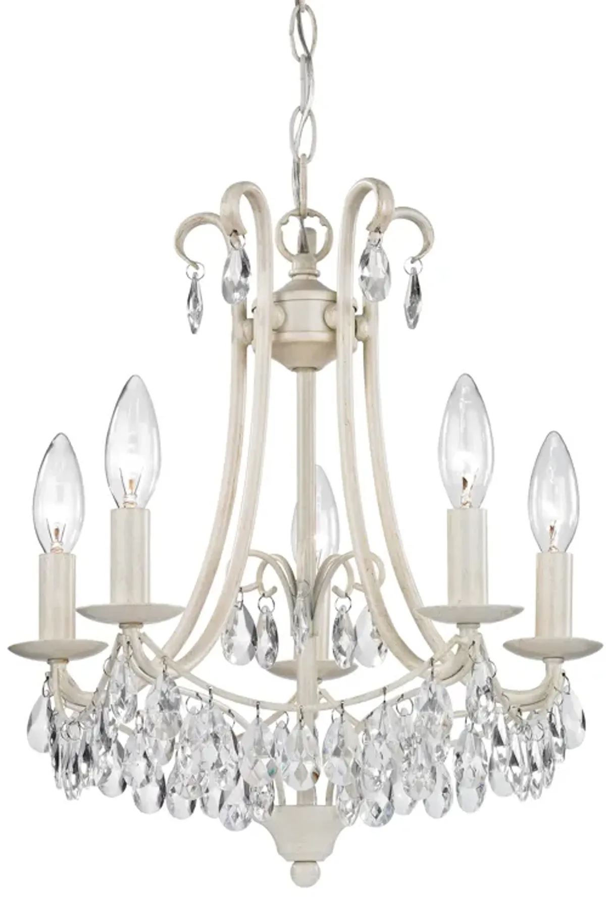 Mini Victorian 14'' Wide 5-Light Chandelier