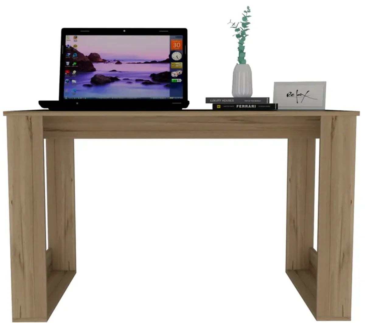 Computer Desk Albion, Office, Light Oak