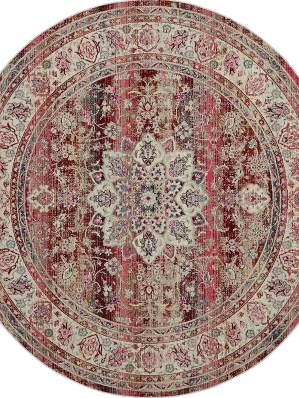 Vintage Kashan VKA01 Red 4'6" x 6'6" Rug