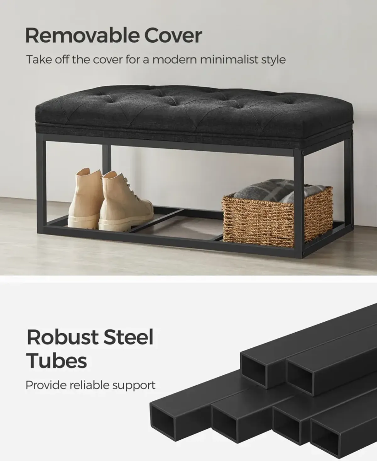 Storage Ottoman Bench for Stylish and Practical Seating