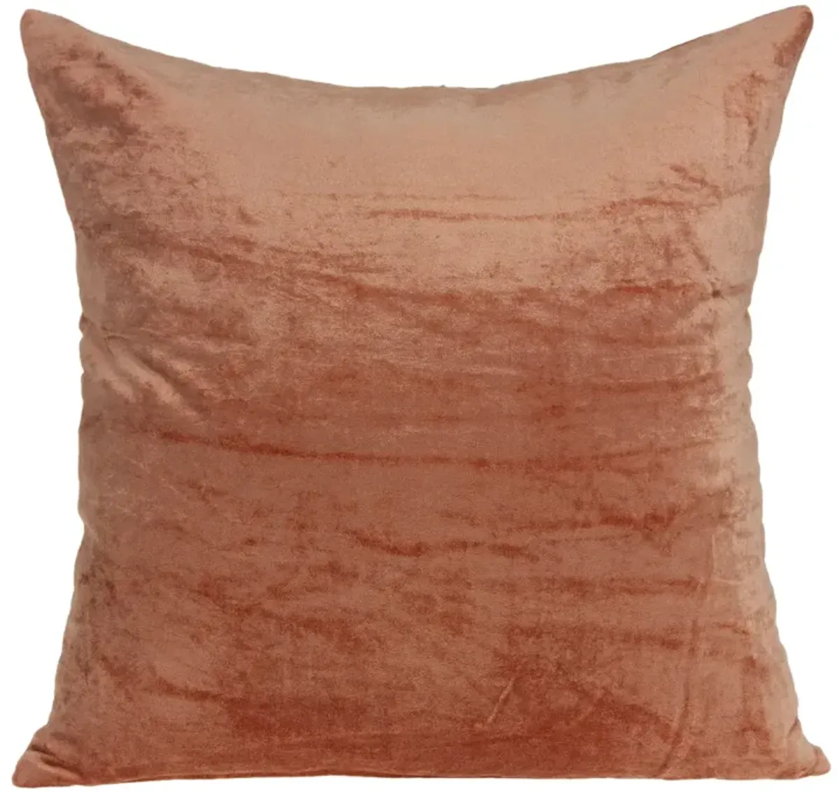 18” Orange Solid Handloom Throw Pillow