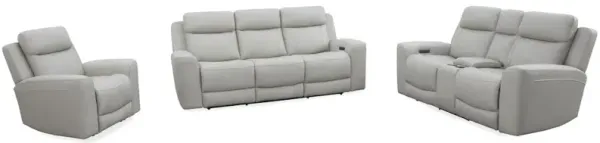 Parker Living Calgary - Stone Power Reclining Sofa, Loveseat and Recliner