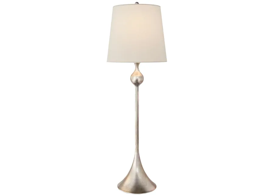 Dover Buffet Lamp in Silver