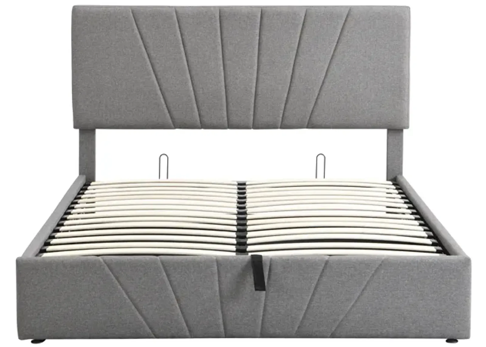 Merax Upholstered Platform Bed with Storage