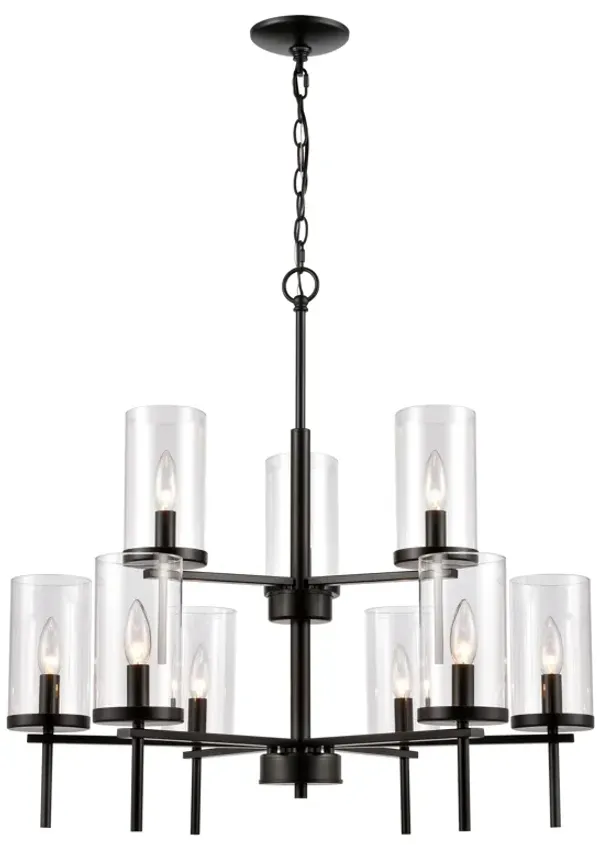 Oakland 28.5'' Wide 9-Light Chandelier