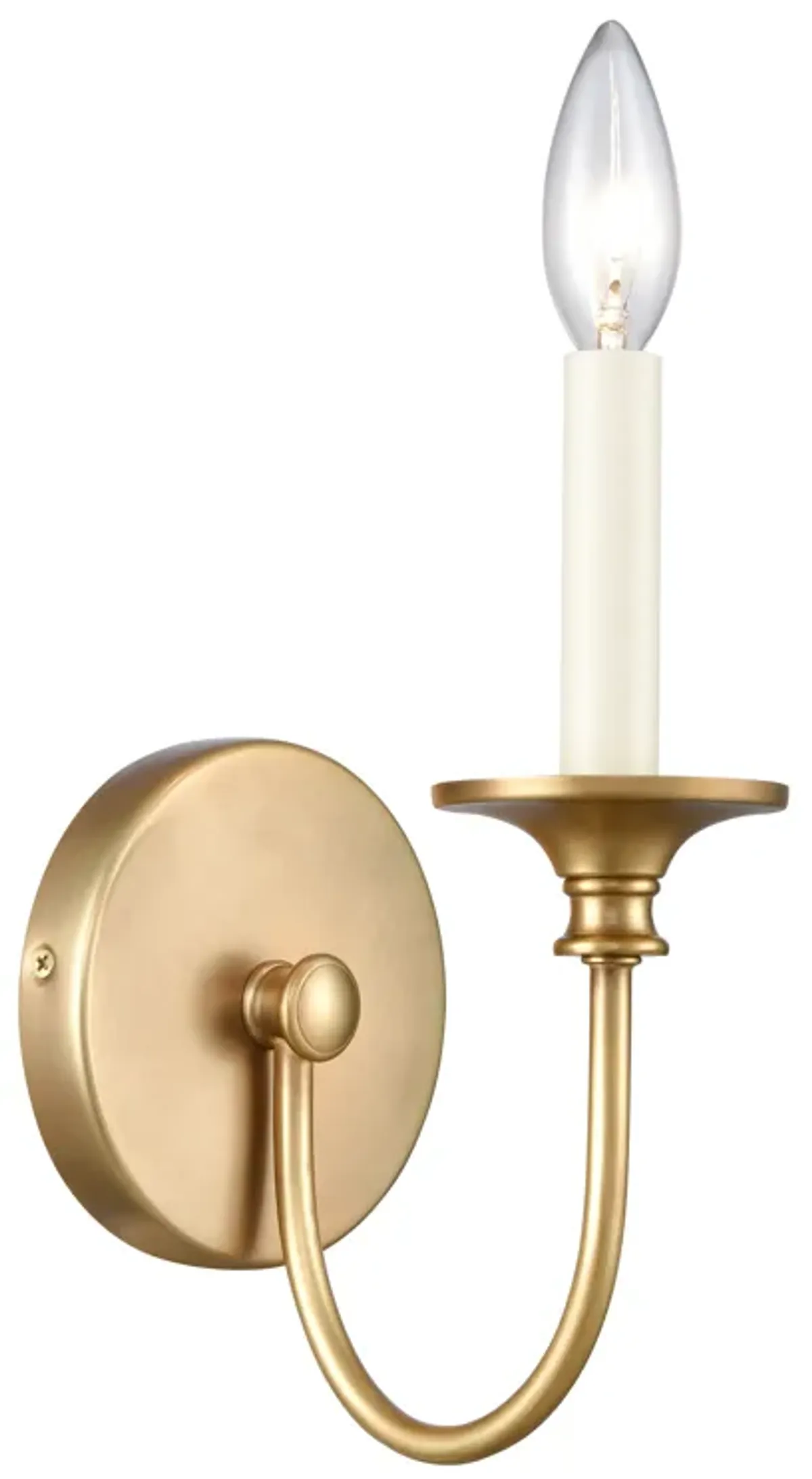 Cecil 5'' Wide 1-Light Brass Sconce