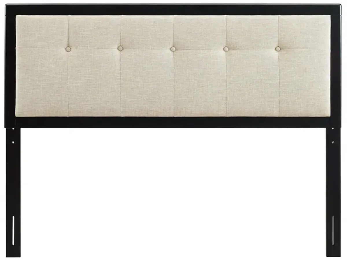 Modway - Draper Tufted King Fabric and Wood Headboard