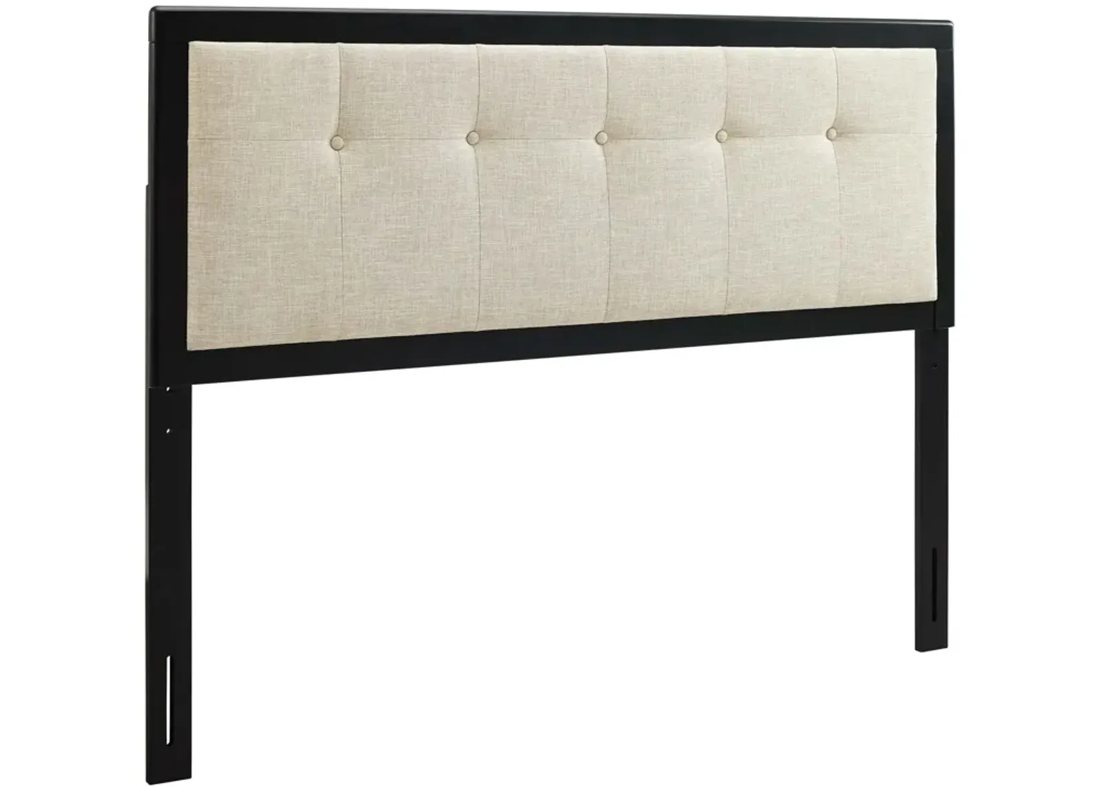 Modway - Draper Tufted King Fabric and Wood Headboard