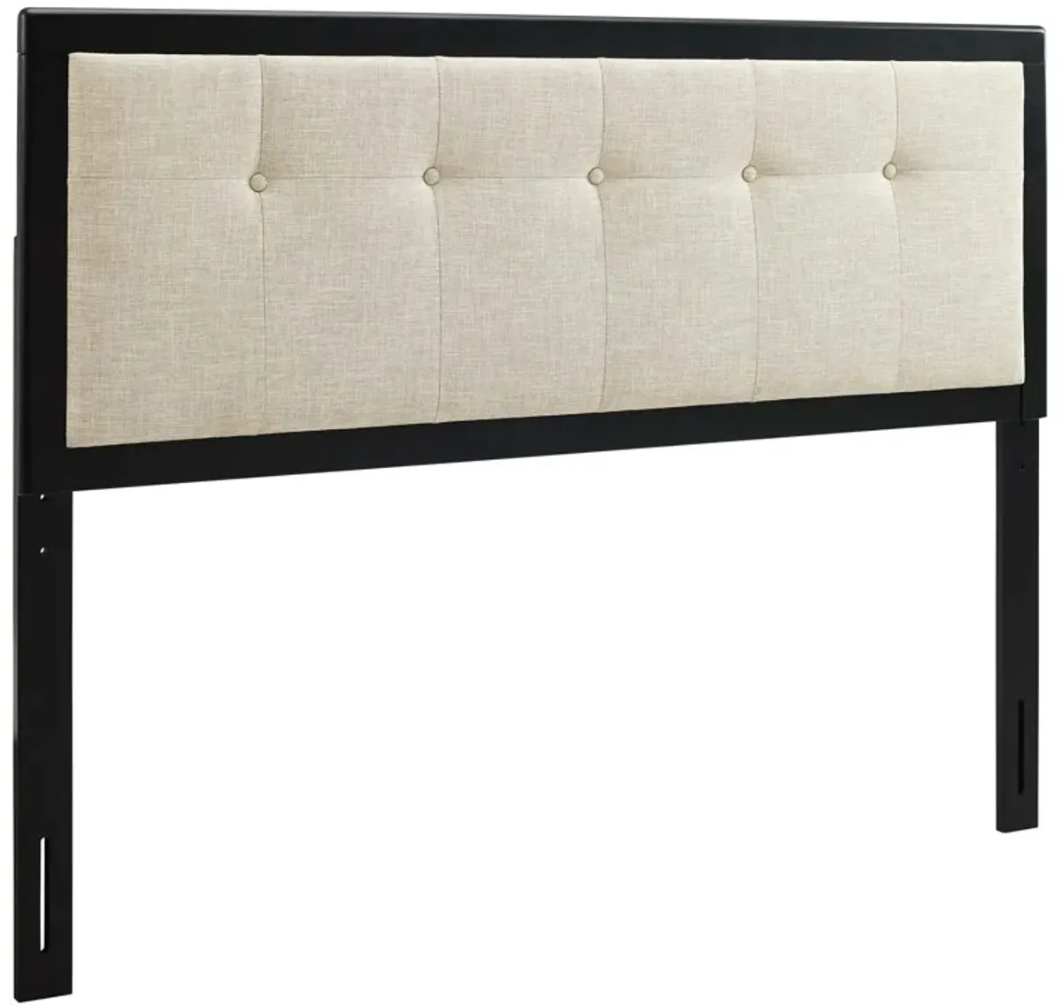 Modway - Draper Tufted King Fabric and Wood Headboard