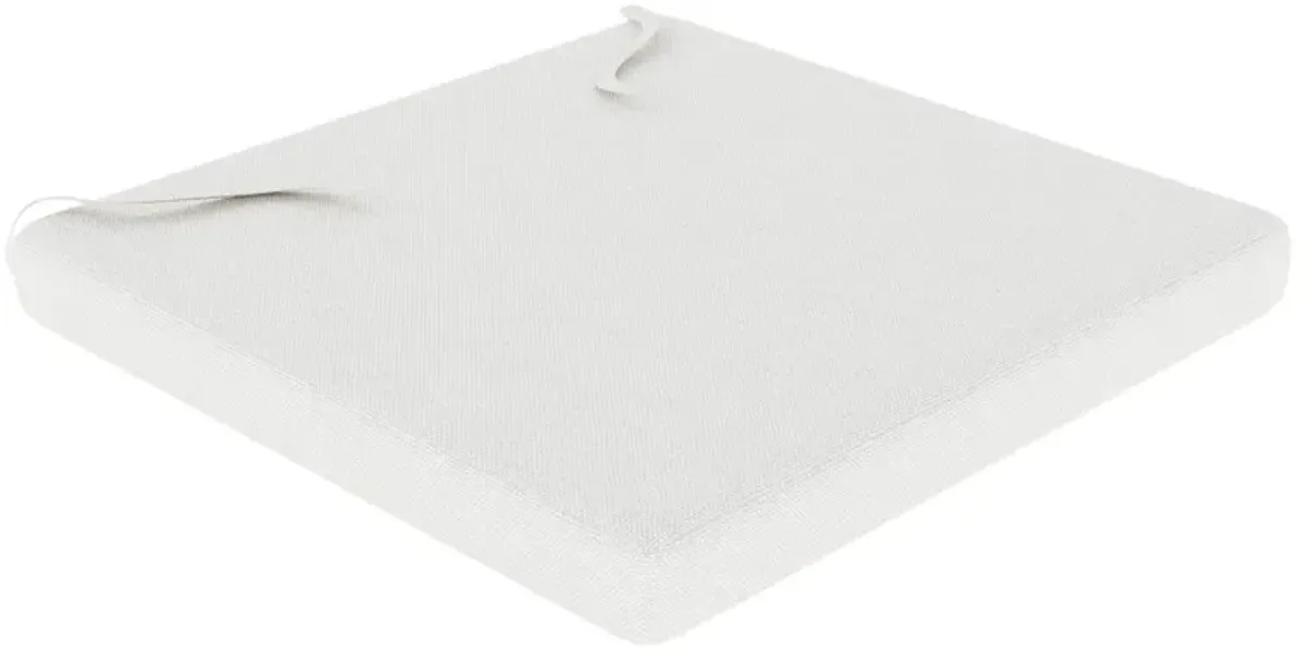 Forever Patio Sunbrella Canvas Natural White 18.5 x 19 Dining Chair Cushion