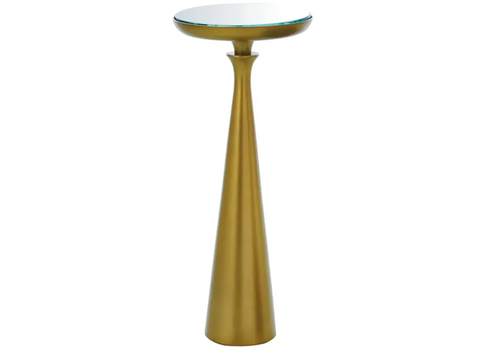 Minaret Accent Table- Brass Large