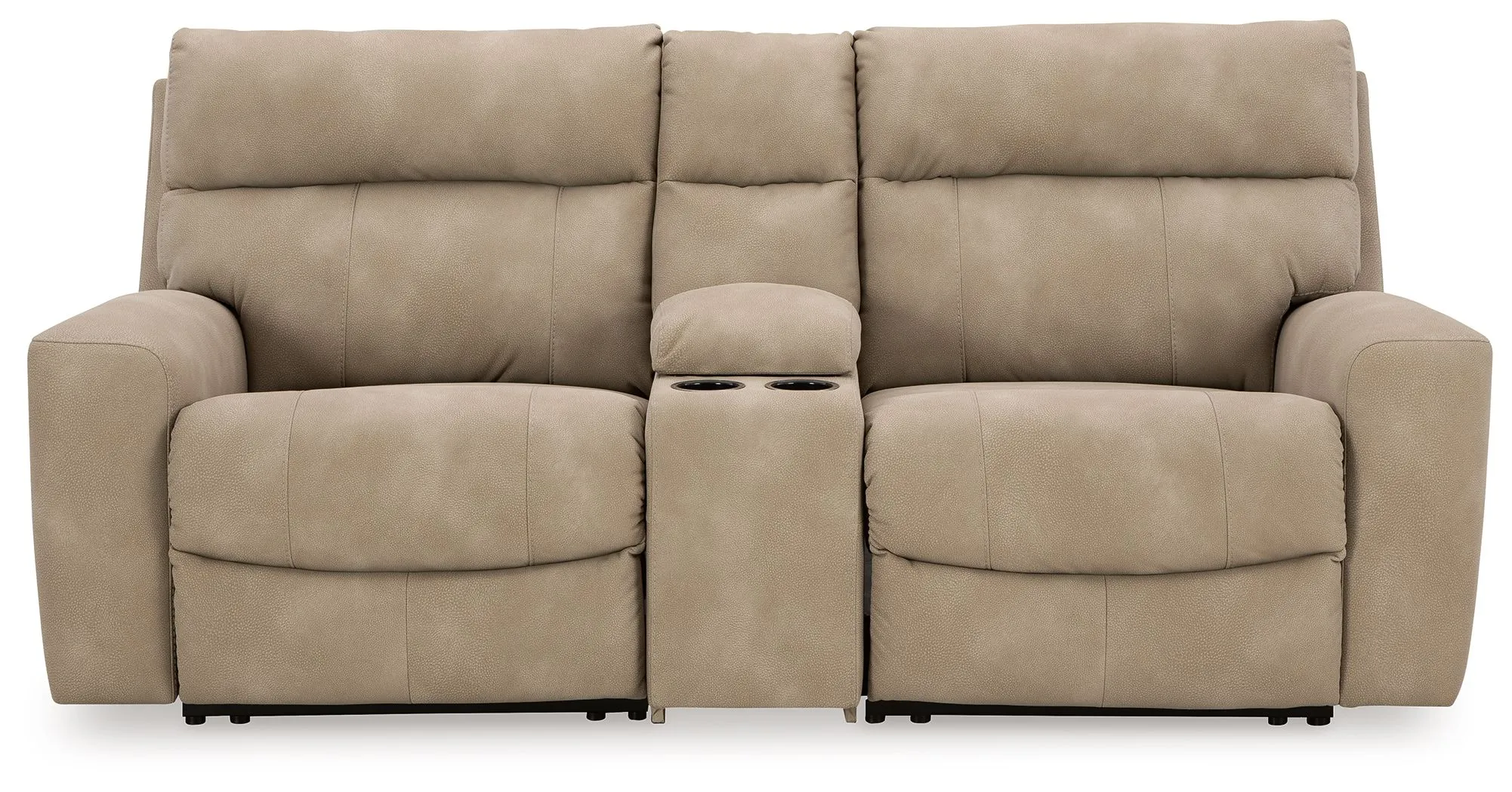 Next-Gen DuraPella 3-Piece Power Reclining Sectional Loveseat with Console