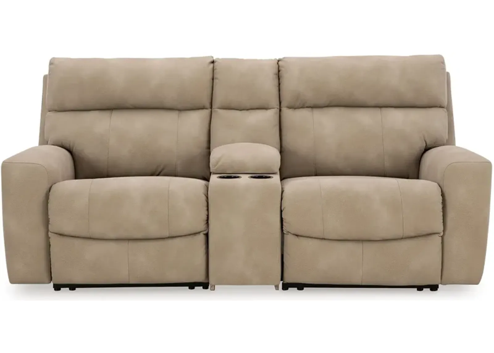 Next-Gen DuraPella 3-Piece Power Reclining Sectional Loveseat with Console