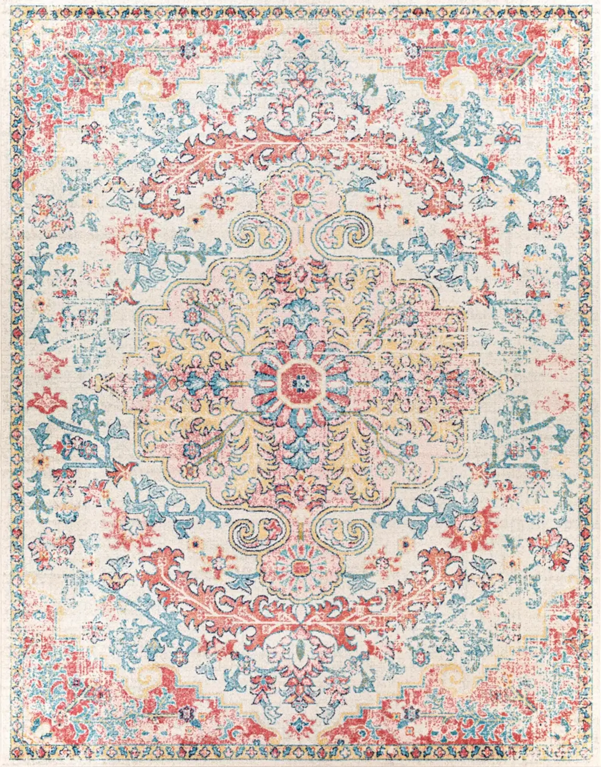 Murat Mut 2321 710 X 10 Pink Rug Mathis Home | Furniture.com