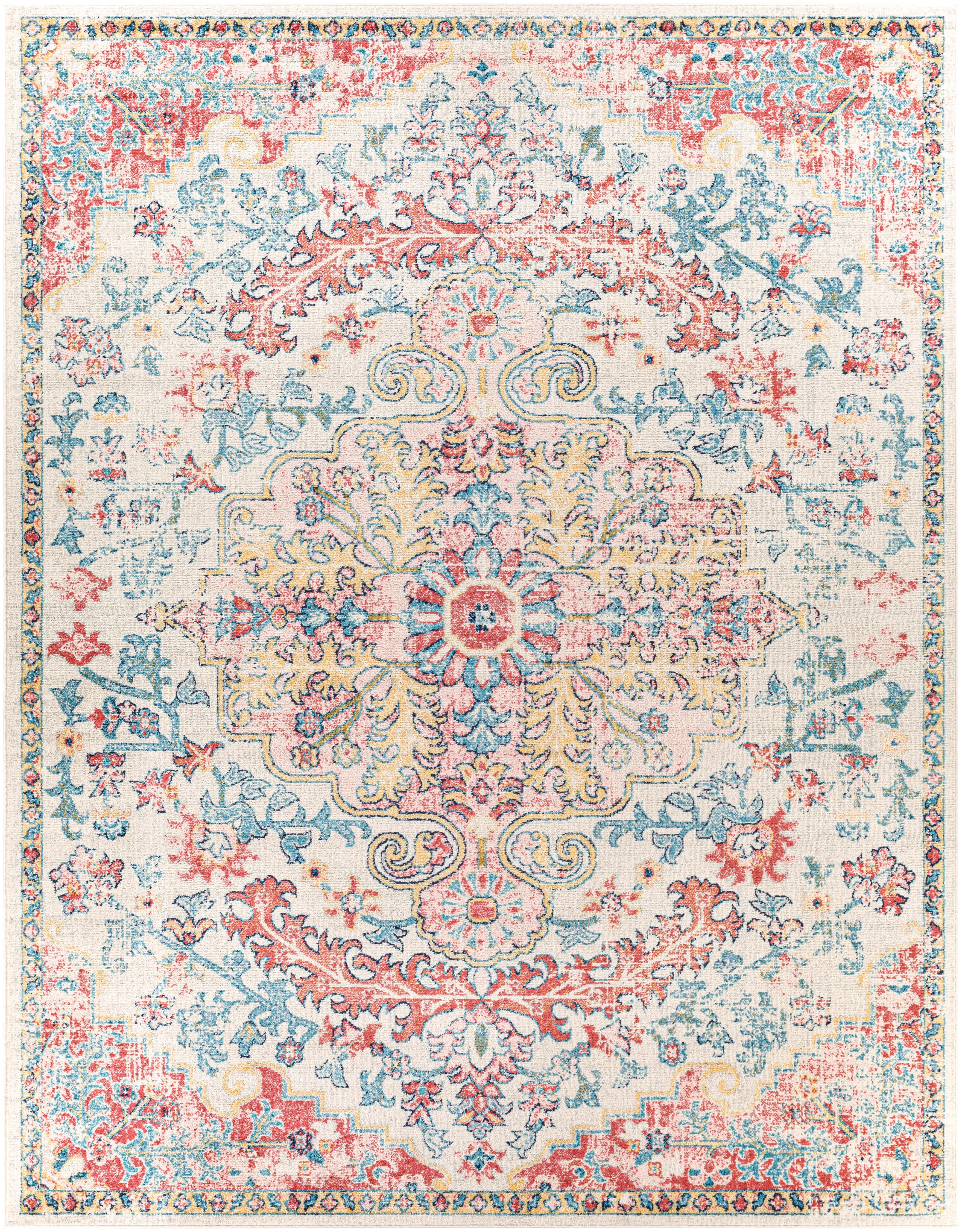 Murat MUT-2321 7'10' x 10' Pink Rug