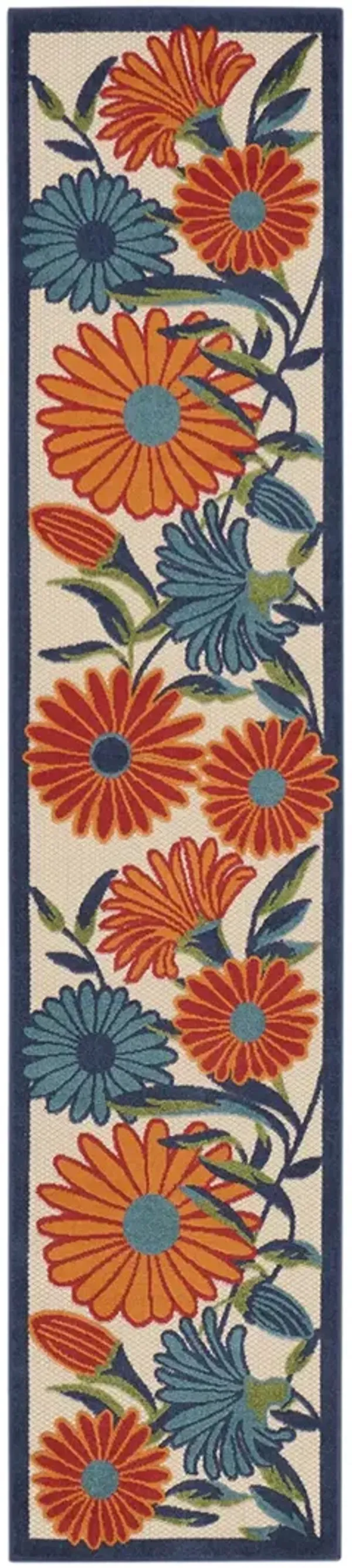Aloha ALH33 Multicolor 2'3" x 10' Rug