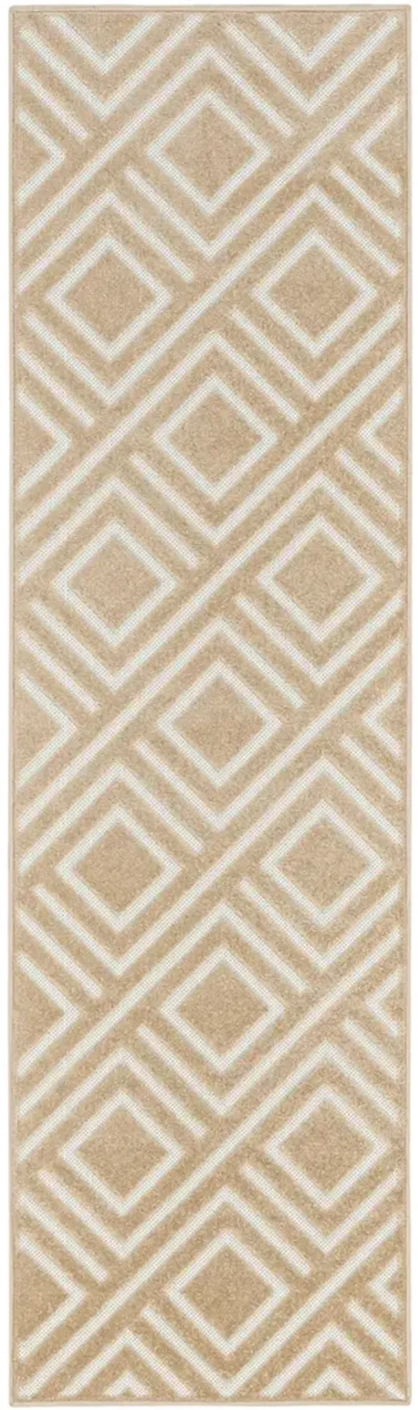 Care Free CAF03 Taupe 2' x 6' Rug