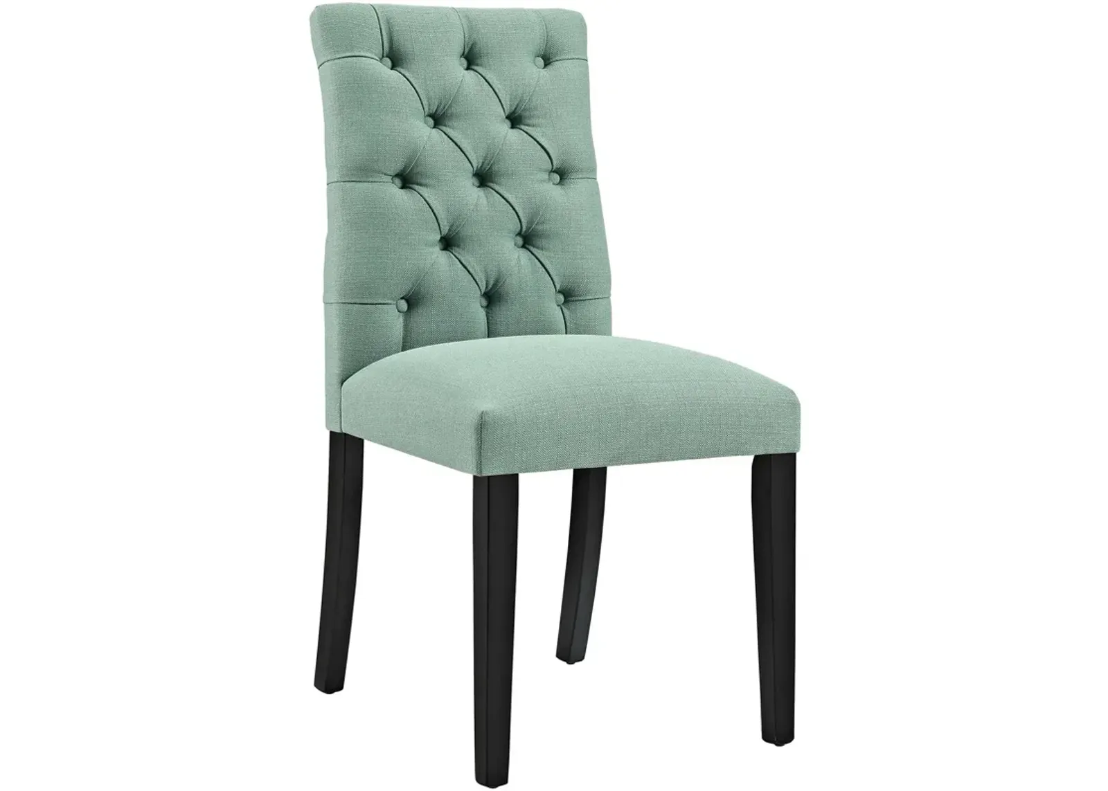 Duchess Button Tufted Fabric Dining Chair