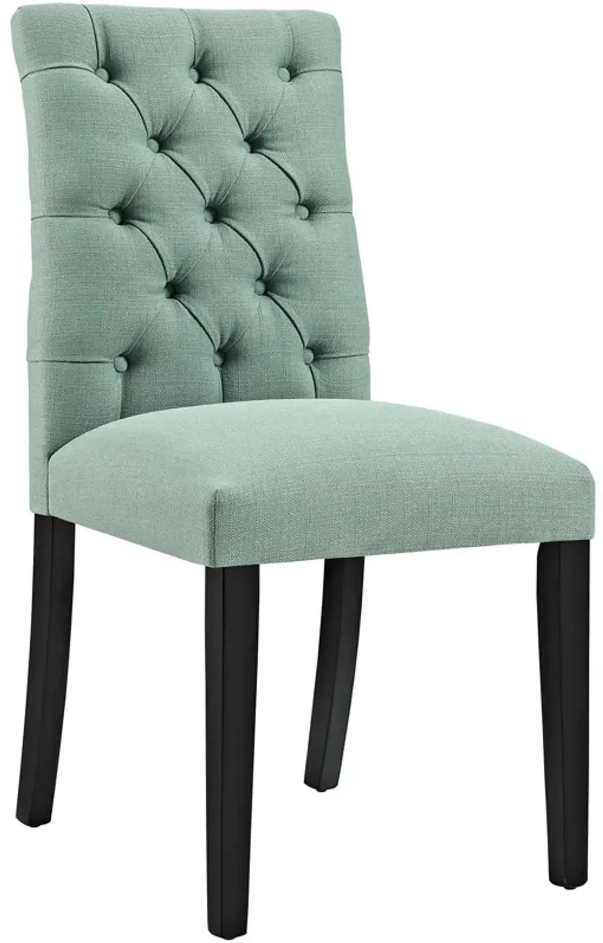 Duchess Button Tufted Fabric Dining Chair