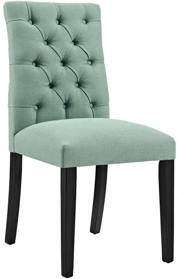Duchess Button Tufted Fabric Dining Chair