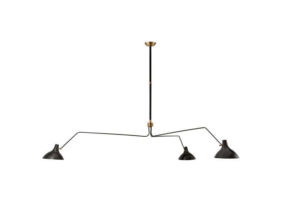 Charlton Grande Triple Arm Chandelier