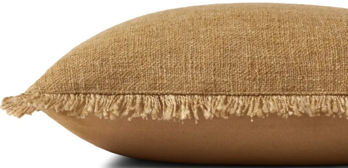 Sable PAL0033 Gold 13''x21'' Down Pillow by Amber Lewis x Loloi