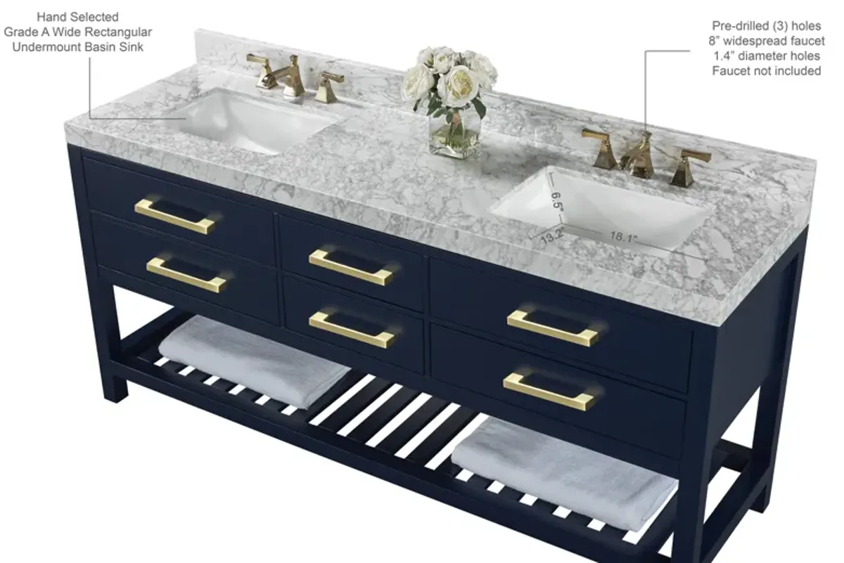 Elizabeth 72 in. Bath Vanity Set