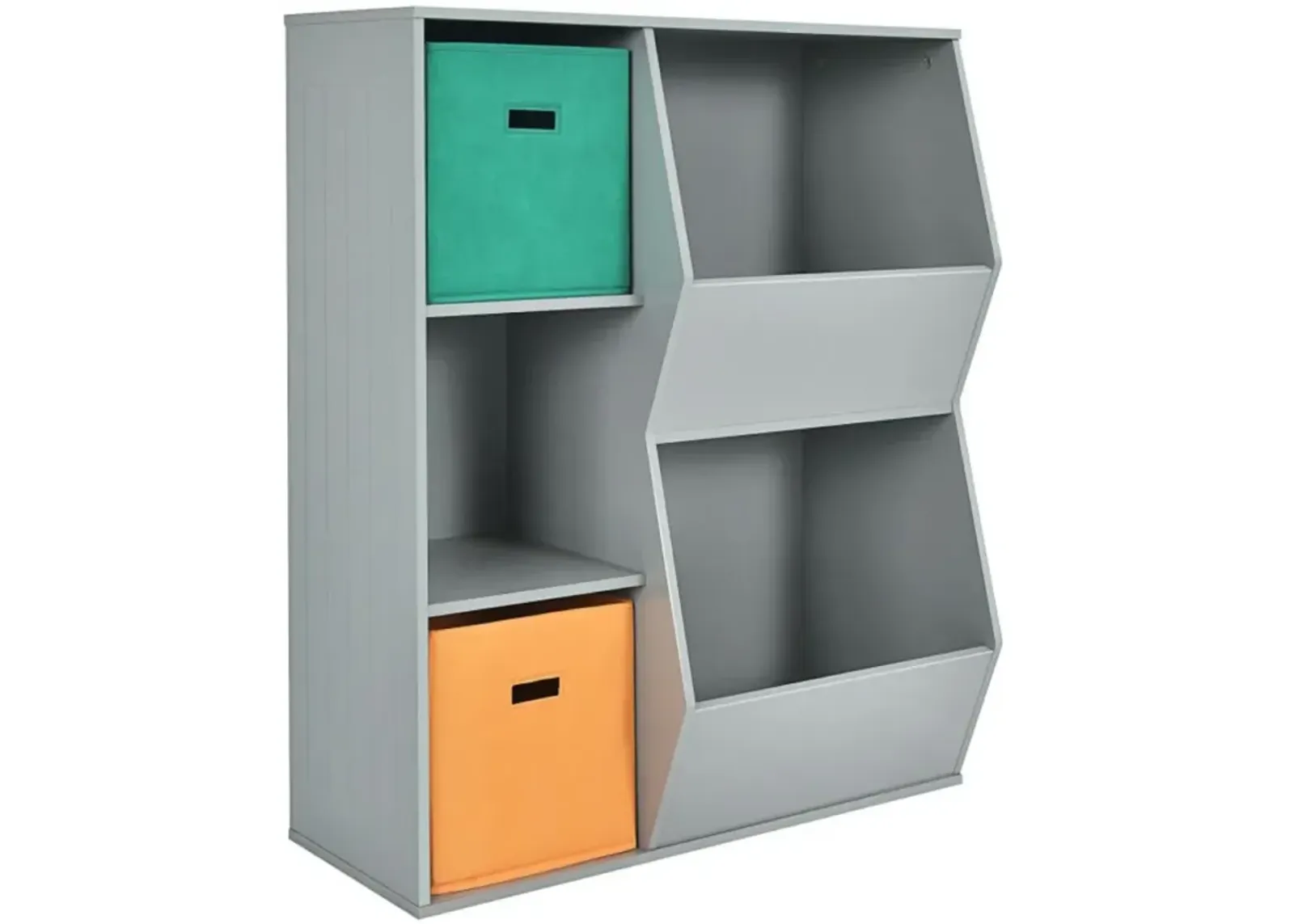 Hivvago Kids Toy Storage Cabinet Shelf Organizer