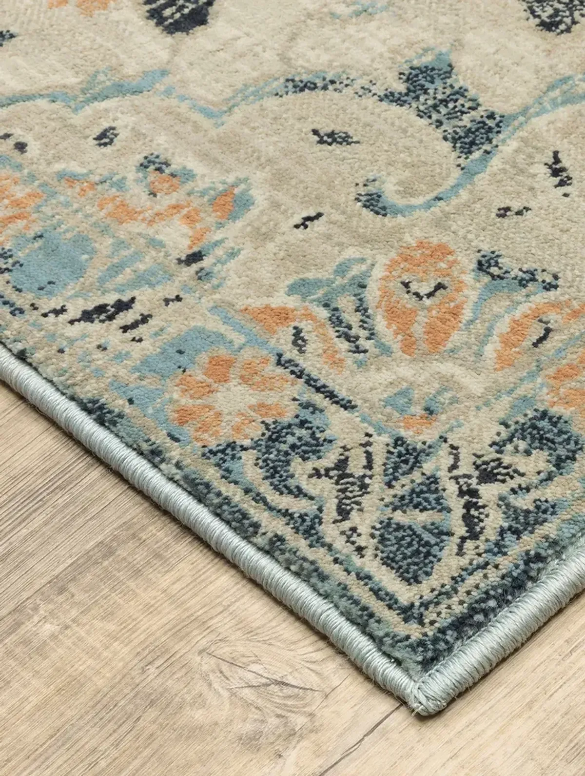 Xanadu 3'10" x 5'5" Blue Rug