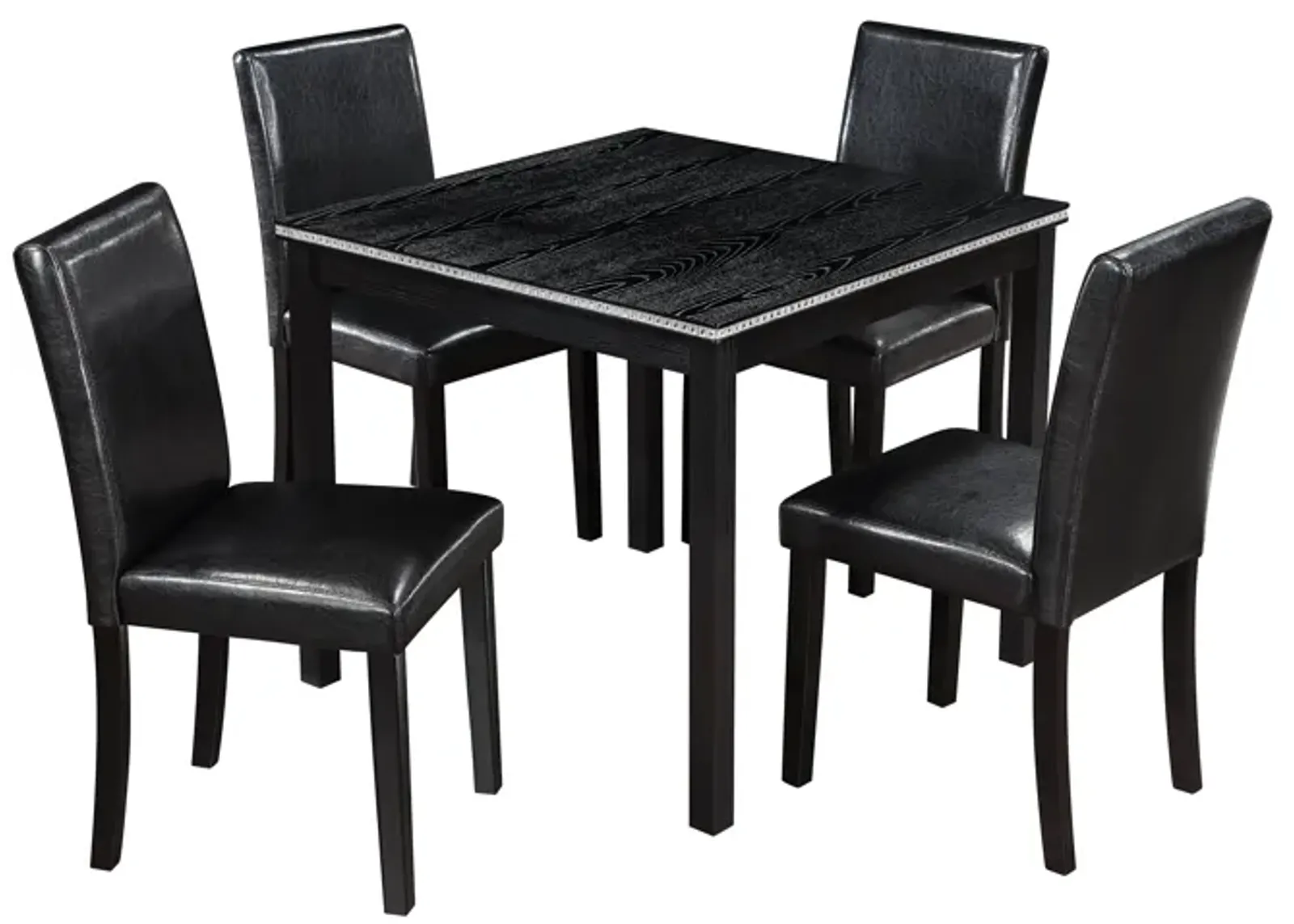 Merax 5 Pieces Wooden Dining Table Set