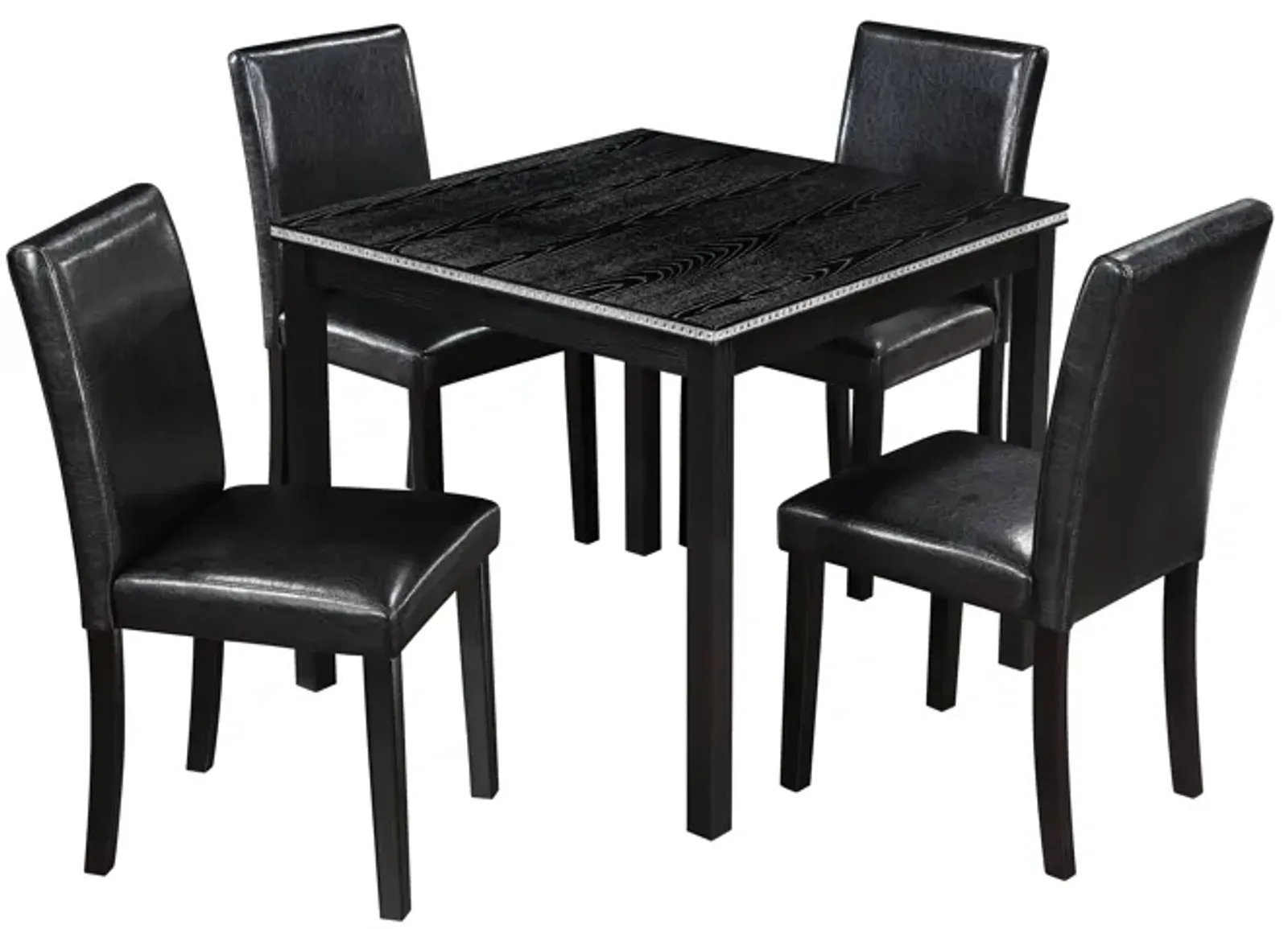 Merax 5 Pieces Wooden Dining Table Set