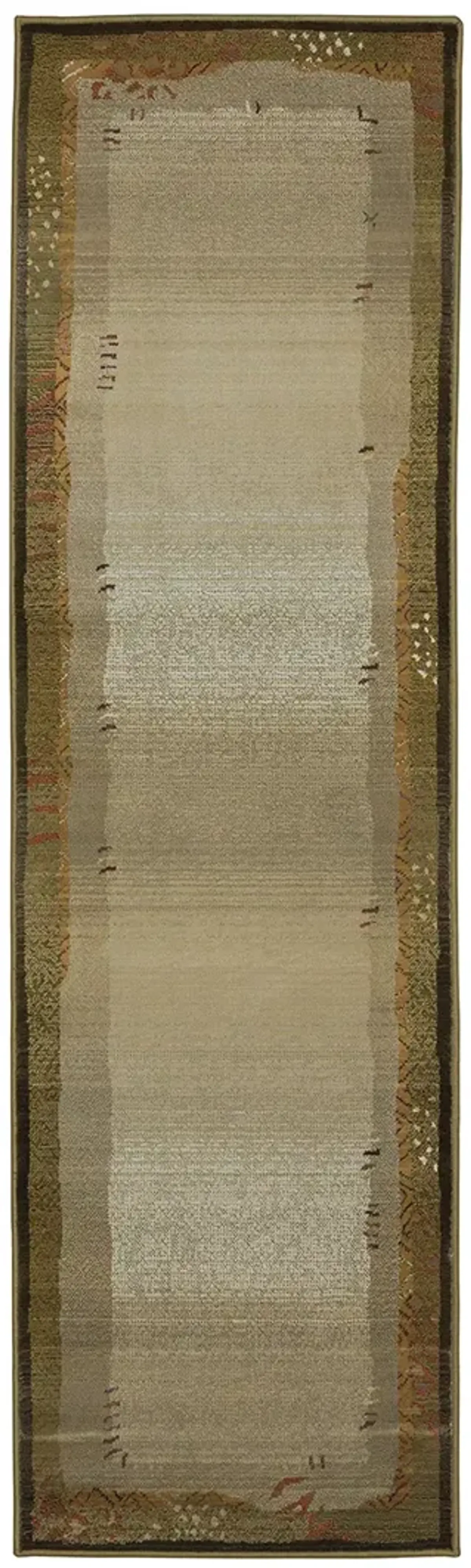 Generations 2'3" x 7'6" Grn Rug