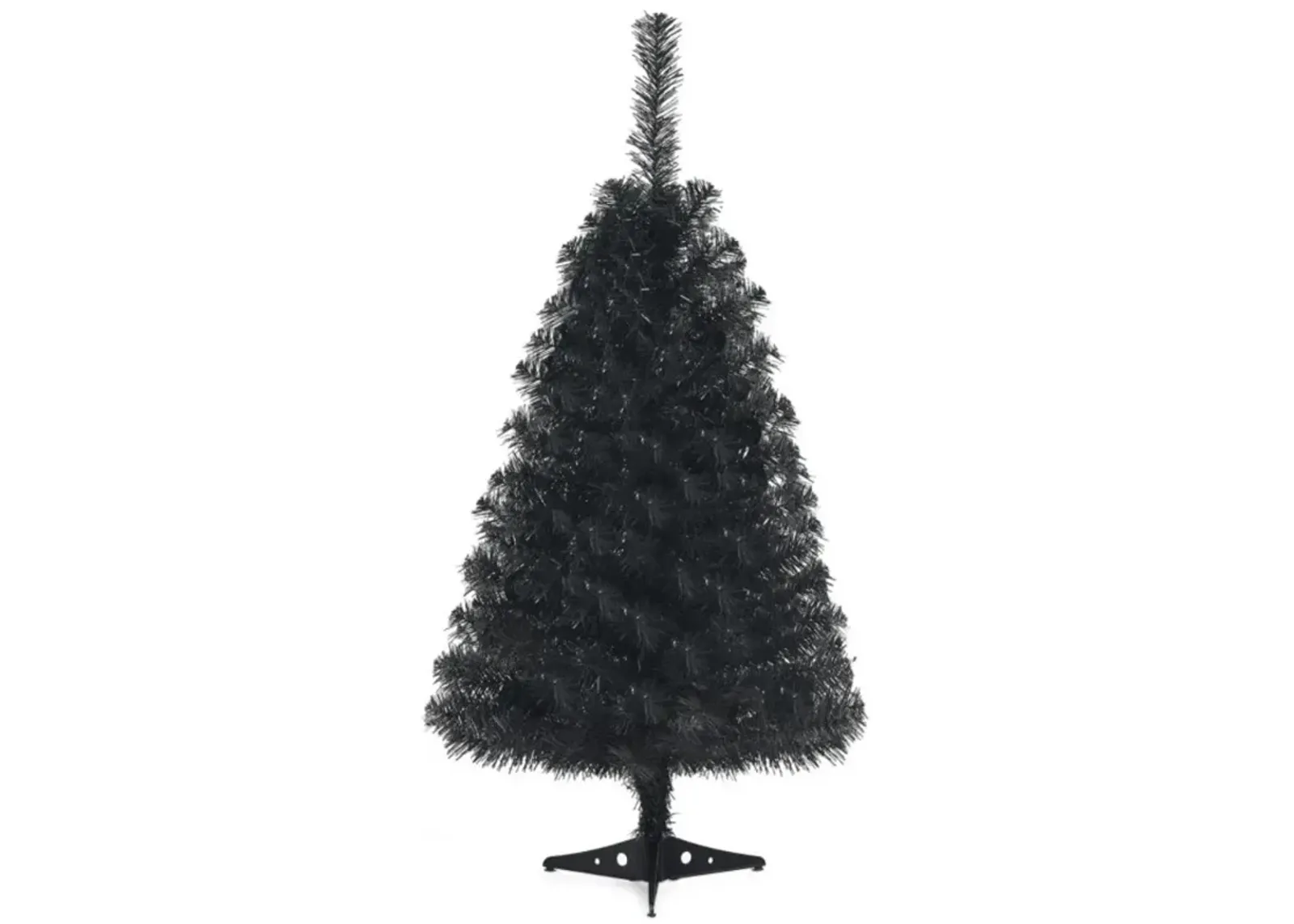 36 Inch Unlit Artificial Christmas Mini Tree with Plastic Stand