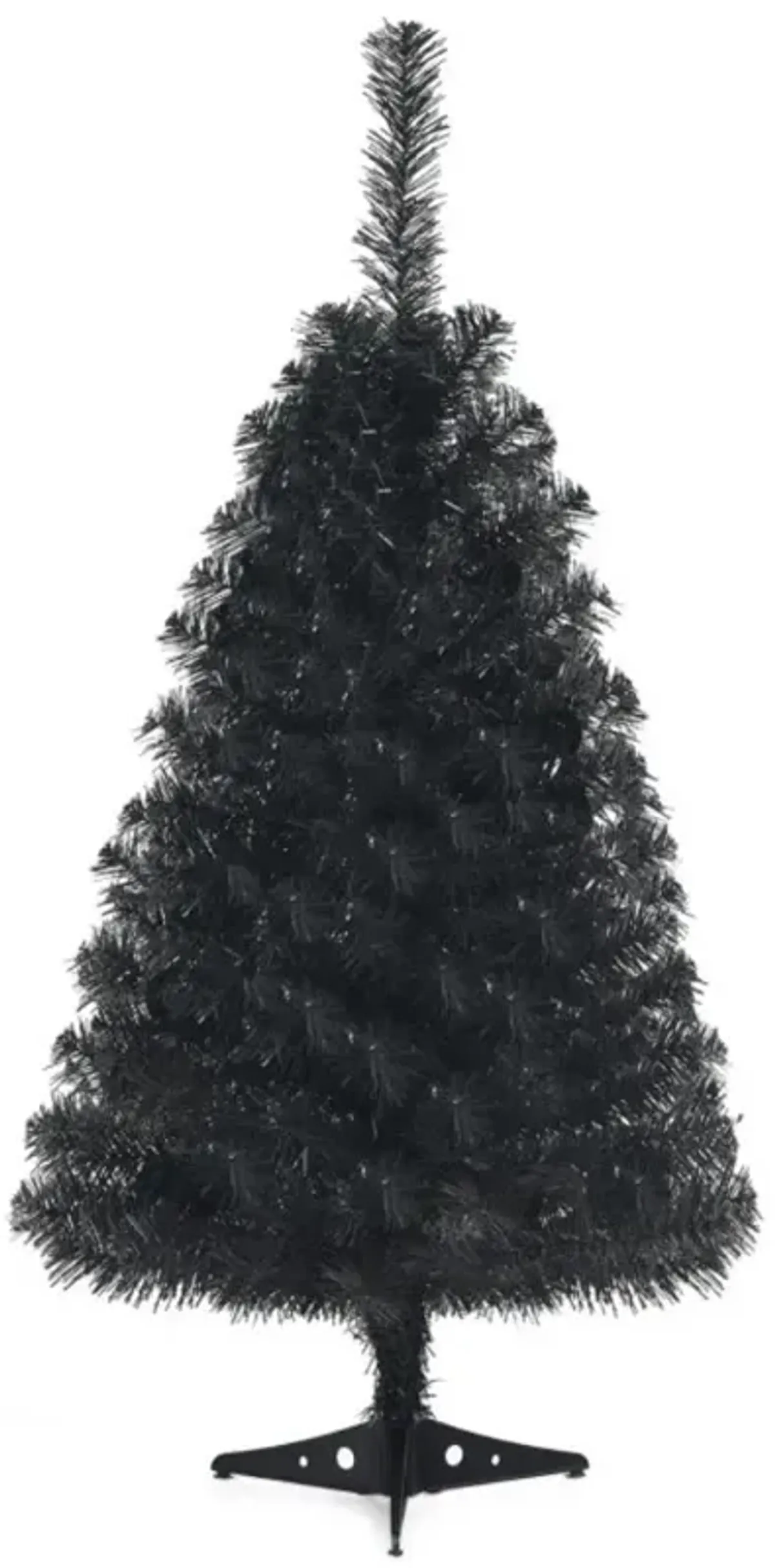 36 Inch Unlit Artificial Christmas Mini Tree with Plastic Stand