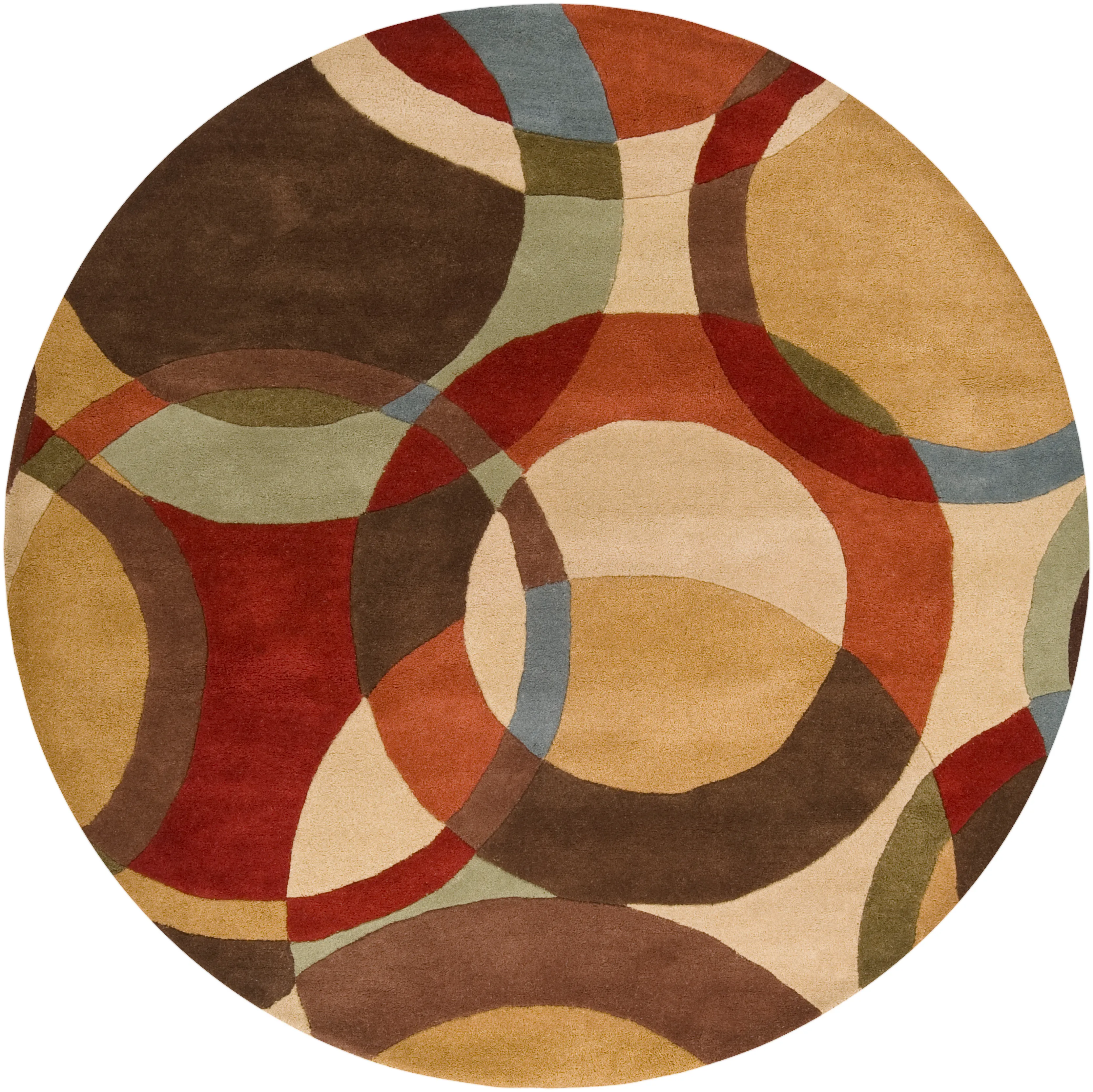 Forum FM-7210 9'9' Round Beige Rug