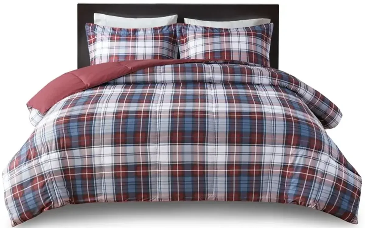 Gracie Mills Victor 3M Scotchgard Down Alternative All Season Comforter Set - Queen